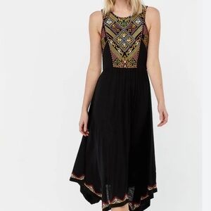 Monsoon Embroidered Boho Dress